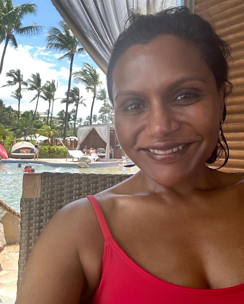 Mindy Kaling on vacation