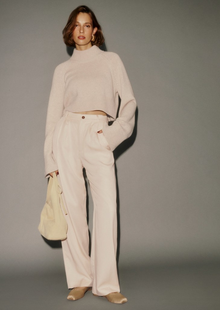 Reformation wide-leg trousers