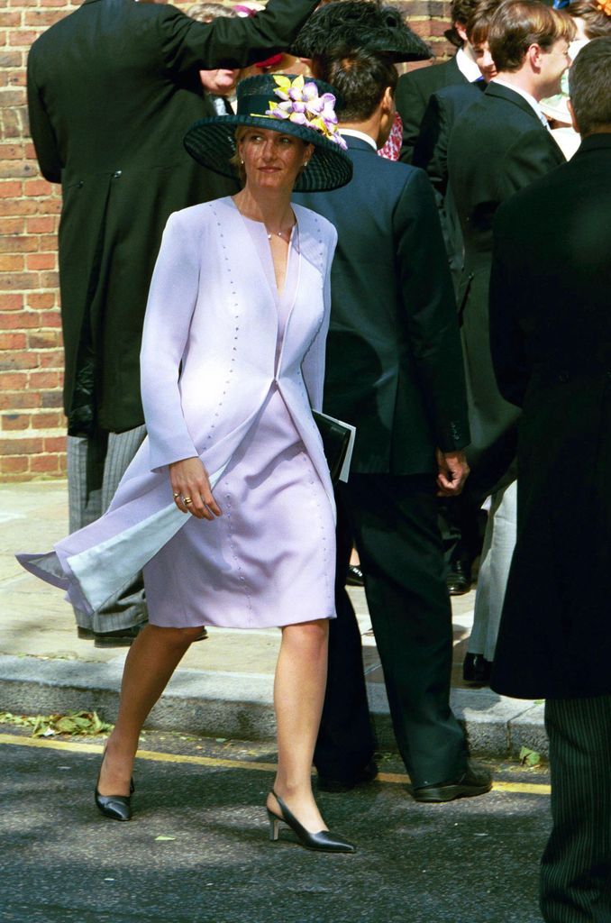 Duchess Sophie's fitted wedding guest dress dropped major Prince Edward ...