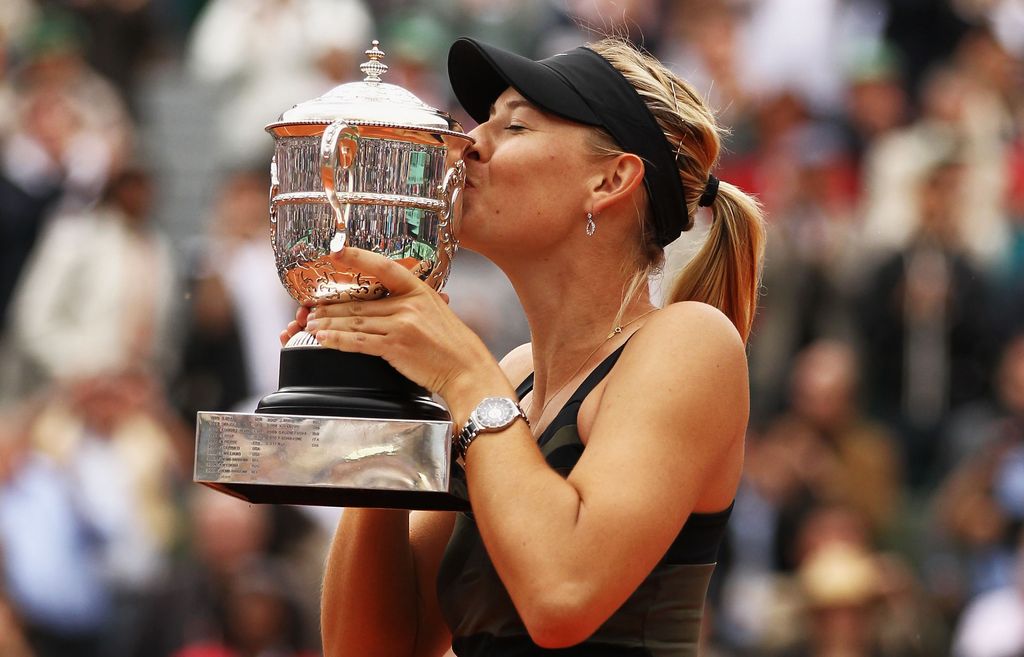 Maria Sharapova has won five major titles