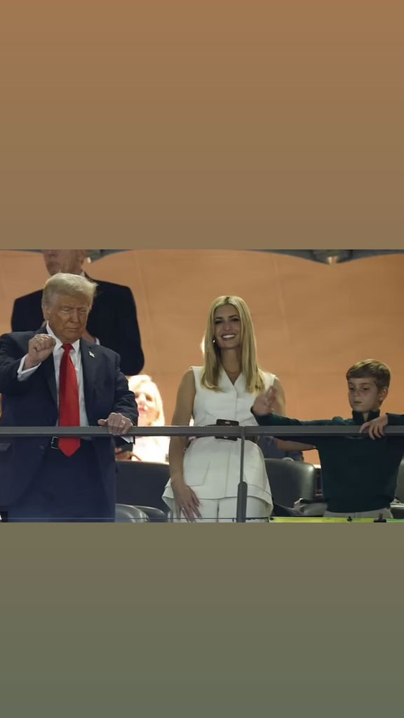 The family watched from the VIP suite