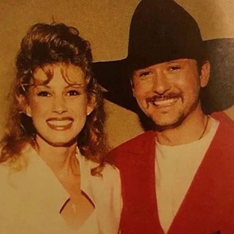 The first ever photo of Faith and Tim