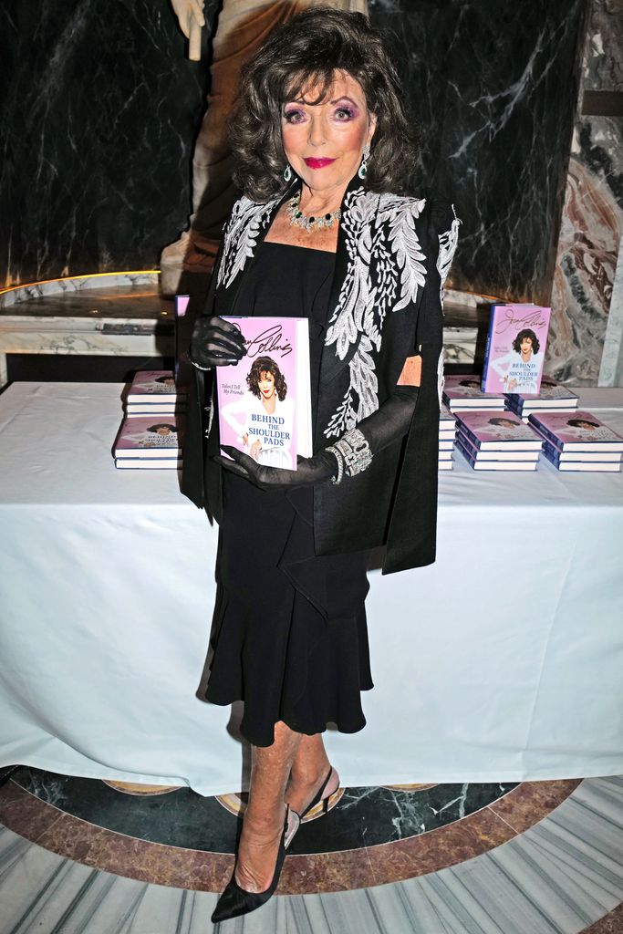 Joan Collins at book launch