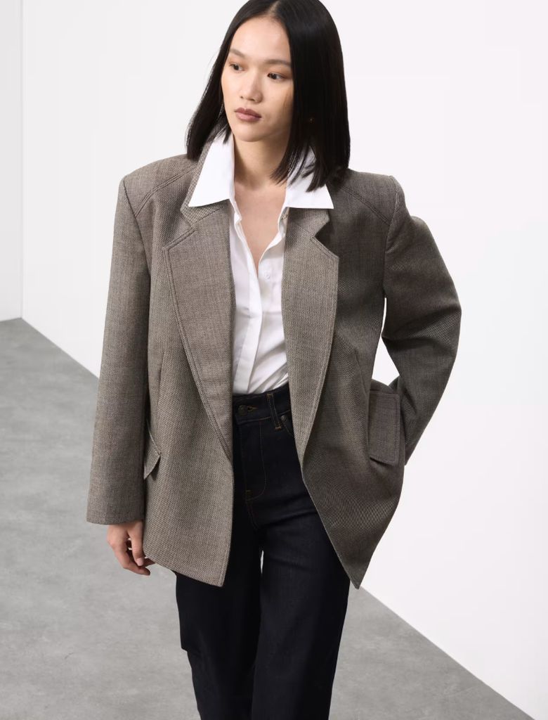 Pure Wool Relaxed Blazer from Autograph