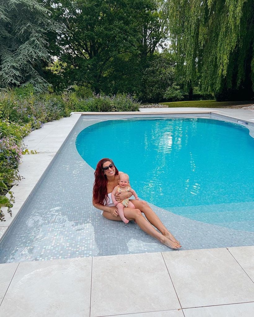 Stacey restored an old pool that was originally at her £1.2 million home