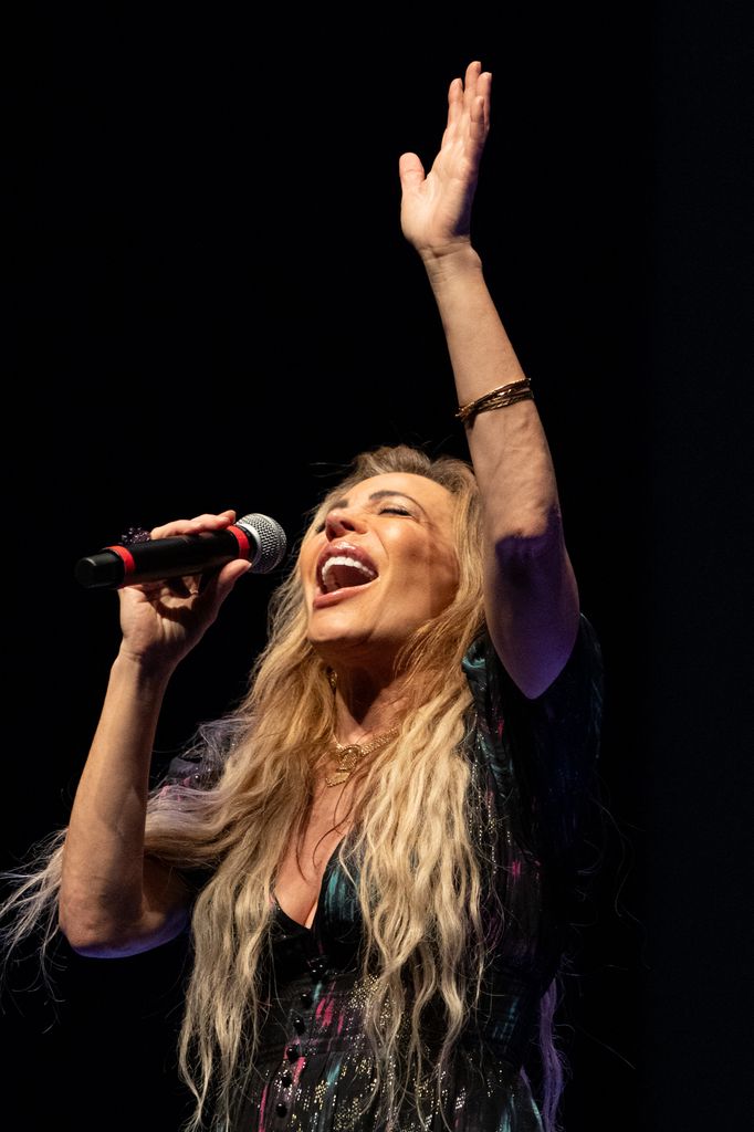 Taylor performing in September 2025