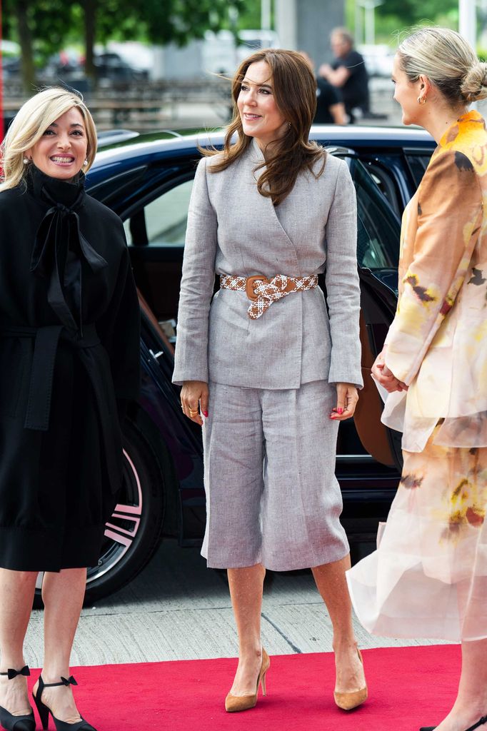 Queen Mary Of Denmark wearing shorts