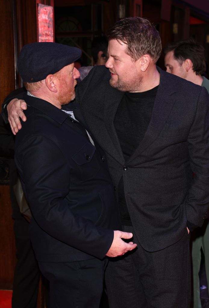 A photo of Adrian Scarborough and James Corden