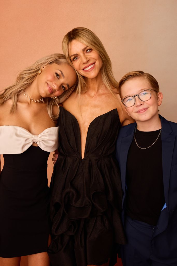 Amirah J, Kaitlin Olson and Matthew Lamb of 'High Potential' pose for a portrait at the ABC End of Summer Soiree on September 5, 2025 at Cecconi's West Hollywood in West Hollywood, California