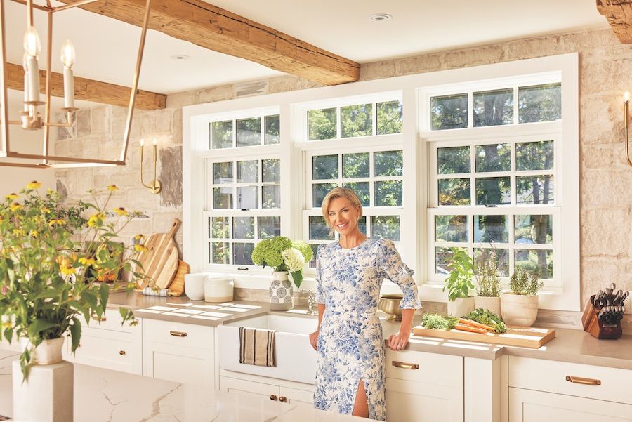 Carolyn MacKenzie in her kitchen