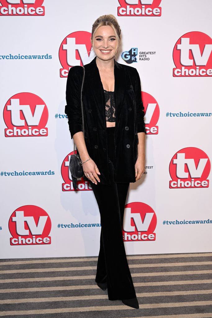 Sian Welby attends the TV Choice Awards 2024 at the Hilton Park Lane on February 12, 2024 in London, England. 