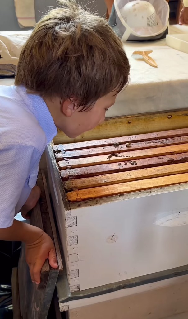 Still from a video shared by Joanna Gaines on Instagram September 2024 featuring her son Crew, in honor of announcing her next children's book inspired by him