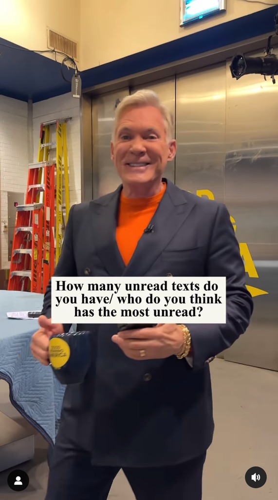 Sam Champion was found guilty of having an insane amount of unread messages on his phone