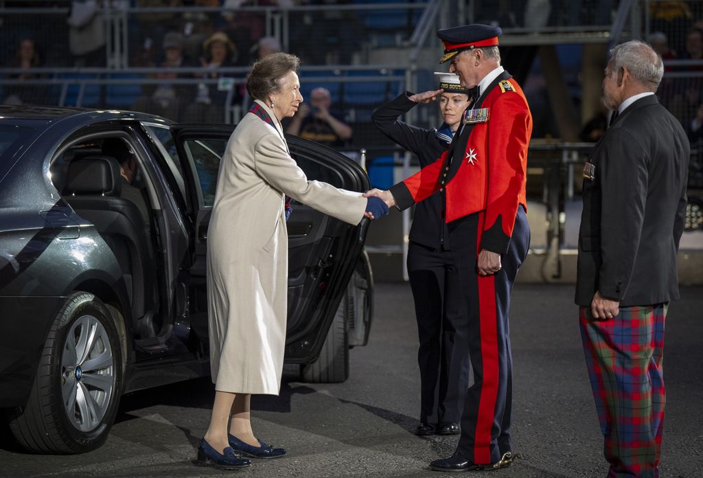 Anne arrived in Edinburgh to fulfil her role as 