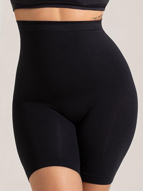 Spanx Firm Control Oncore High-Waisted Shorts, Very Black at John