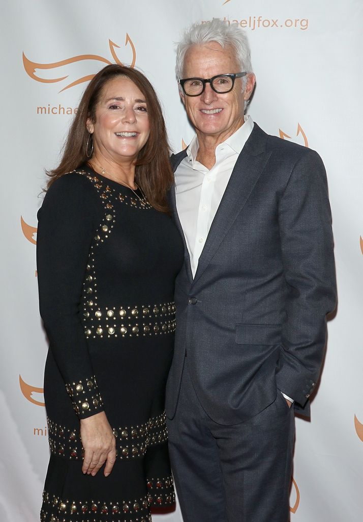  Actors Talia Balsam and John Slattery attend A Funny Thing Happened on the Way to Cure Parkinson'