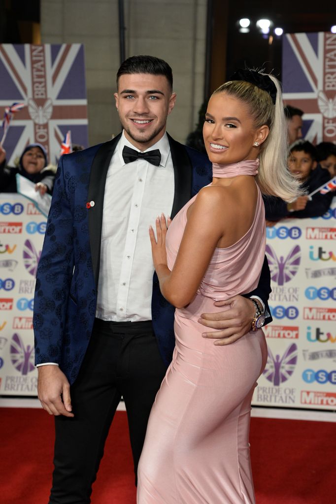 tommy fury and molly-mae on red carpet