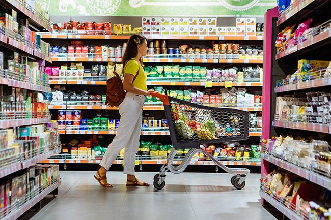 woman shopping