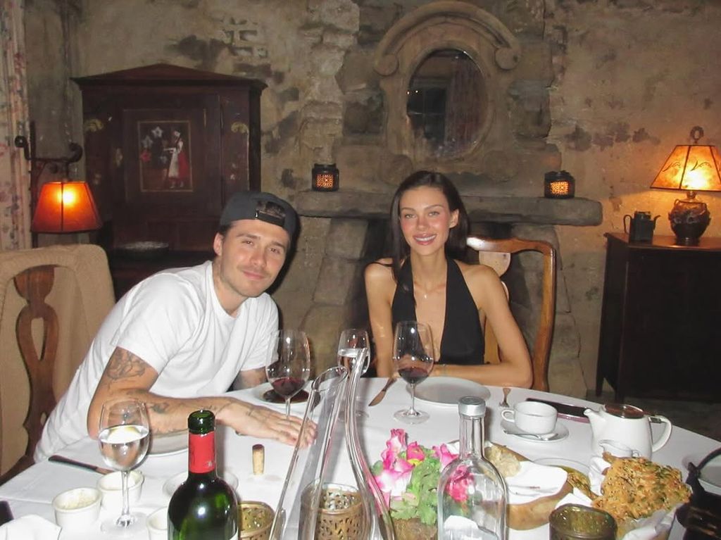 Brooklyn still had his 'DAD' tattoo a week ago