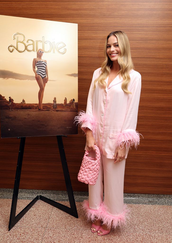 Margot Robbie attends the special screening and Q&A of Warner Bros. Pictures BARBIE at Linwood Dunn Theater at the Pickford Center for Motion Study on November 18, 2023 in Hollywood, California.