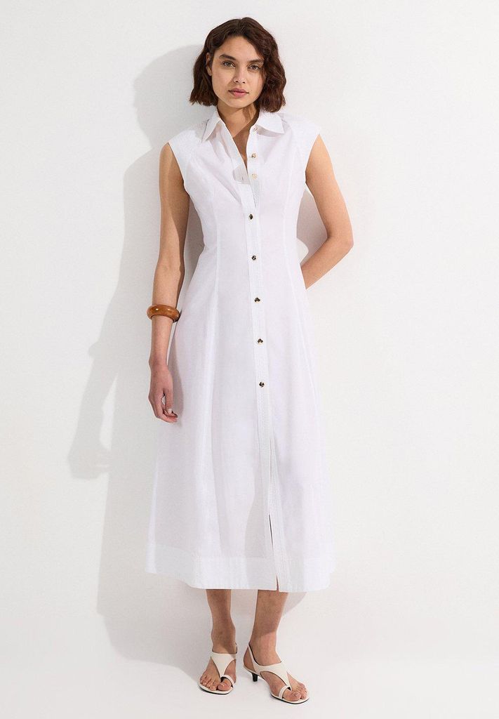 Karen Millen white shirt dress