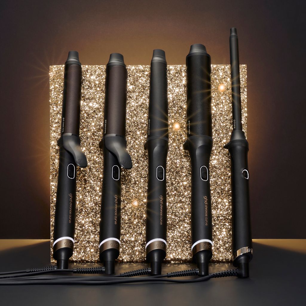 ghd chronos curve wands lined up