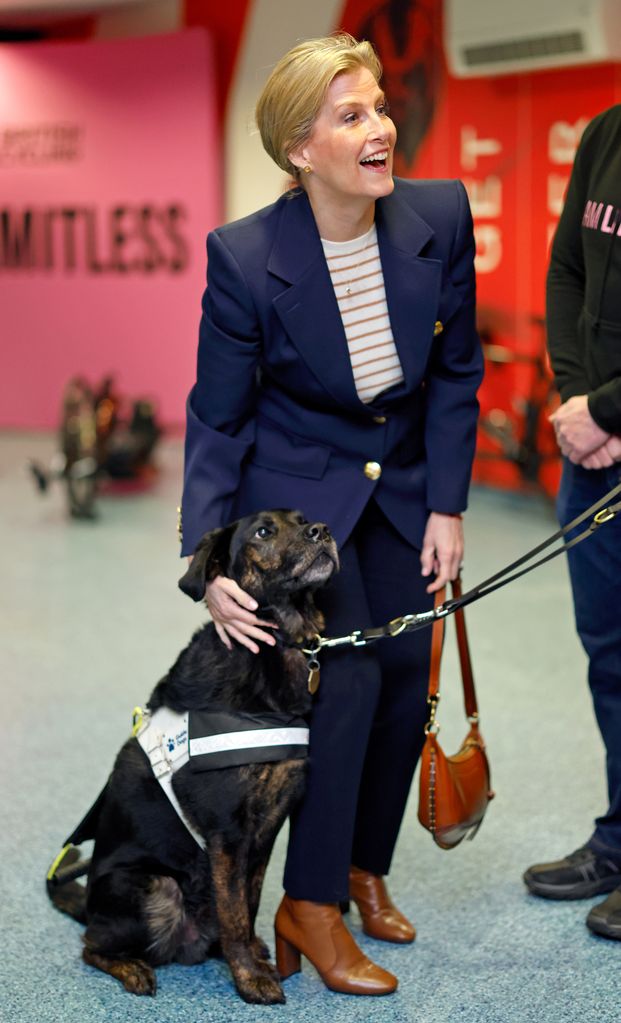 duchess sophie with guide dog 