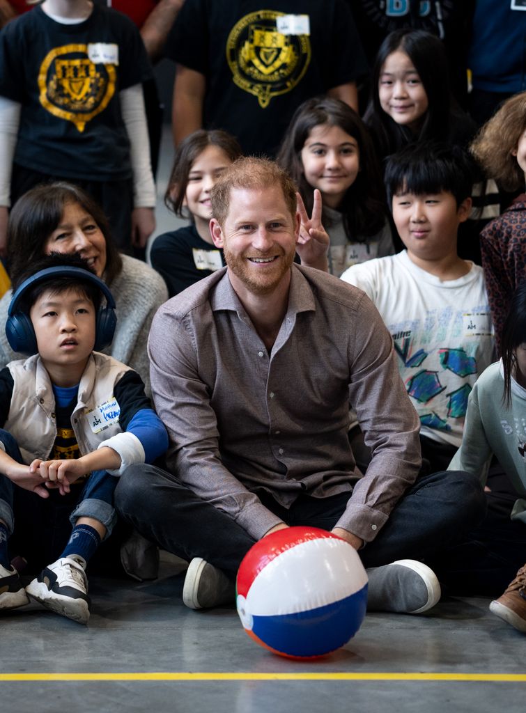 Harry at the Invictus Games 2025 School Program Launch Event in Vancouver