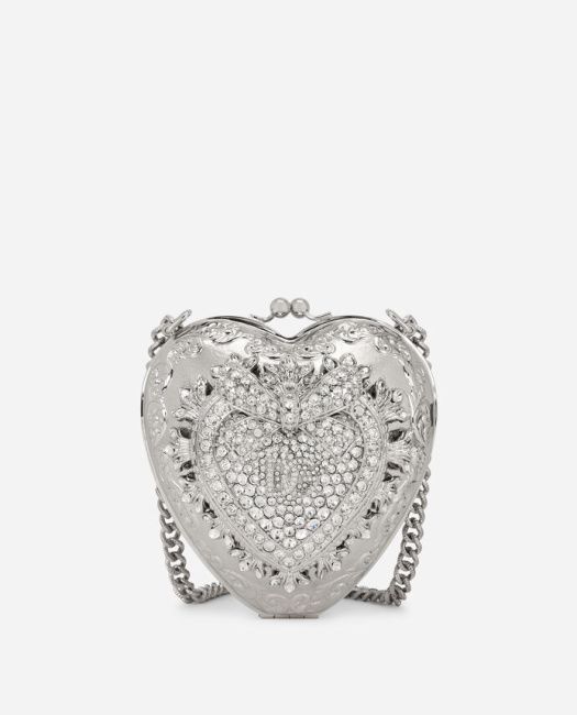 heart shaped crystal dolce and gabbana bag