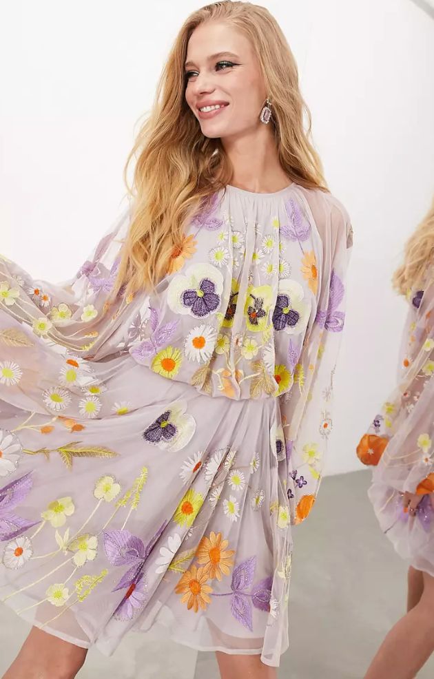 asos floral dress