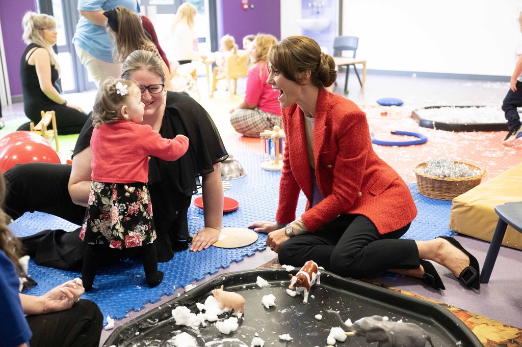 Princess Kate with 1 yr old Skylar with Portage Practitioner Beanie