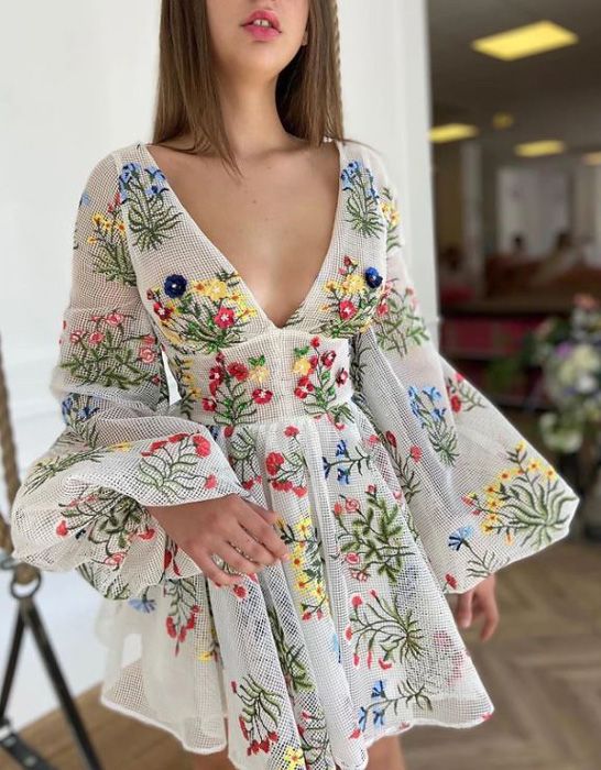 floral dress multi
