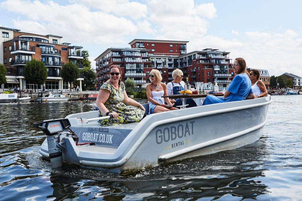 Picture of group on GoBoat in Kingston