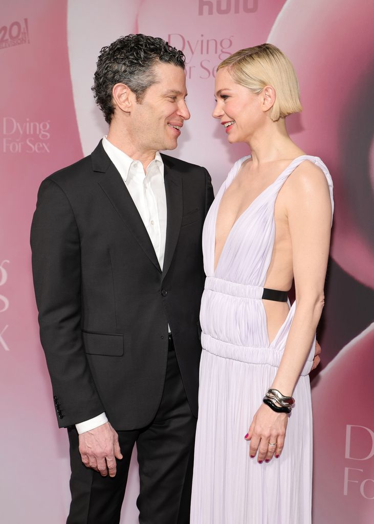 Thomas Kail and Michelle Williams red carpet