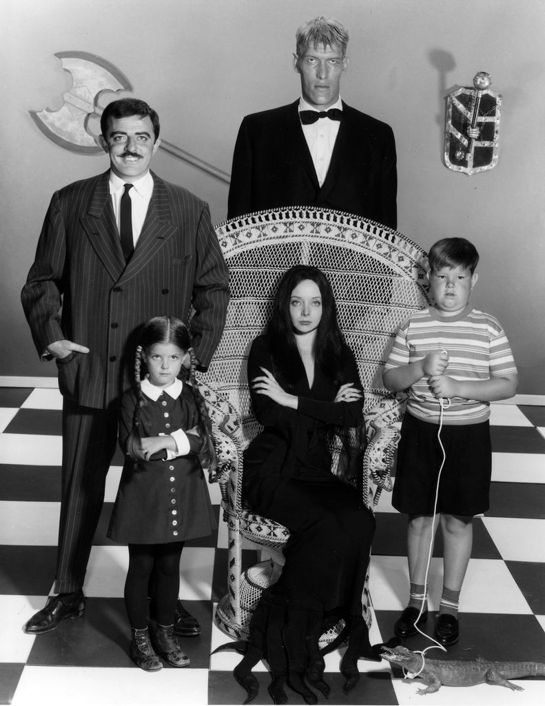 The cast of The Addams Family