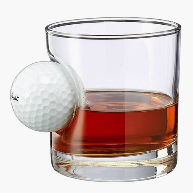 golf ball glass