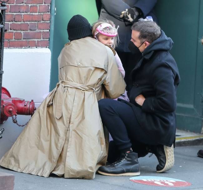 Bradley Cooper and Irina Shayk with their daughter