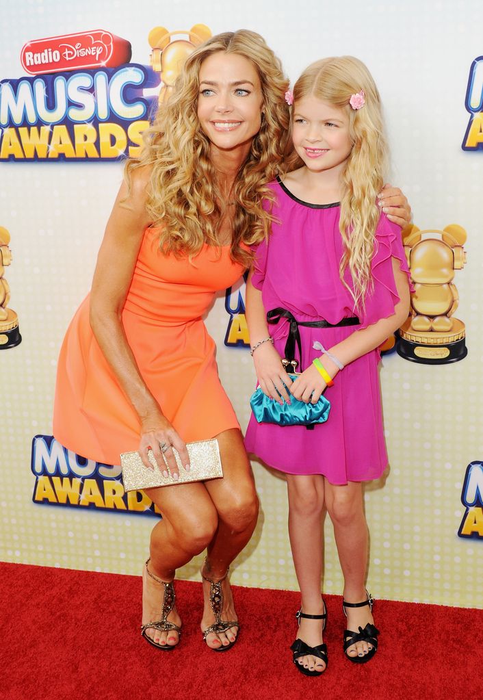 Denise Richards and young Lola
