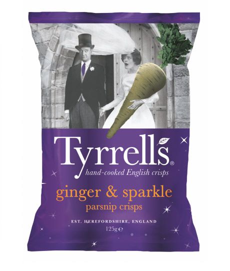 Tyrrells ginger and sparkle crisps