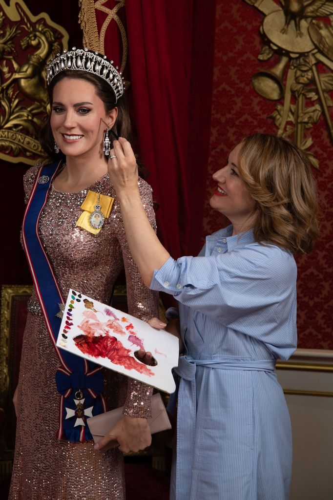 waxwork figure of princess kate 