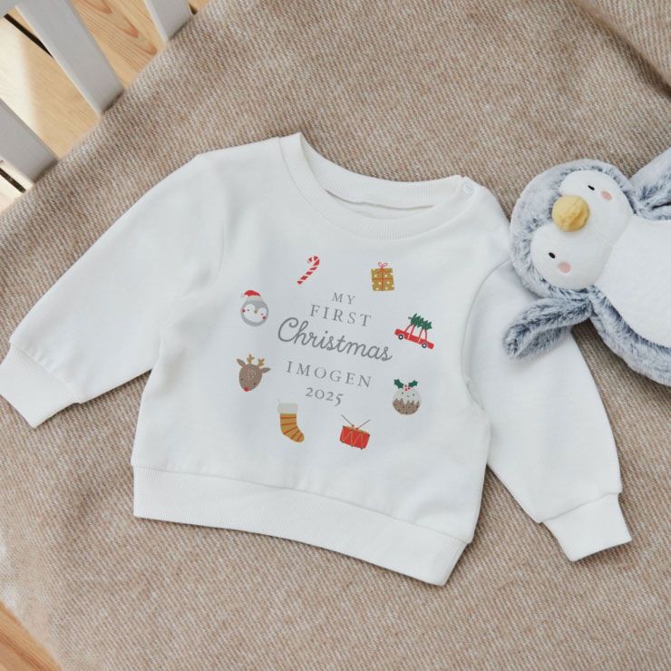 My First Years Personalised Christmas Jumper
