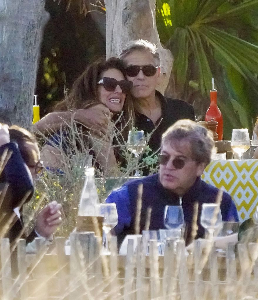 George Clooney and his wife Amal enjoyed a romantic weekend getaway in Saint-Tropez, savoring lunch at the serene La Cabane Bambou on Pampelonne Beach.