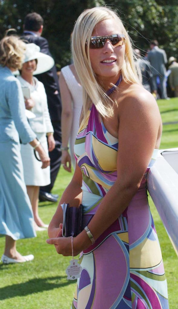 zara tindall n a sixties-style dress for the occasion