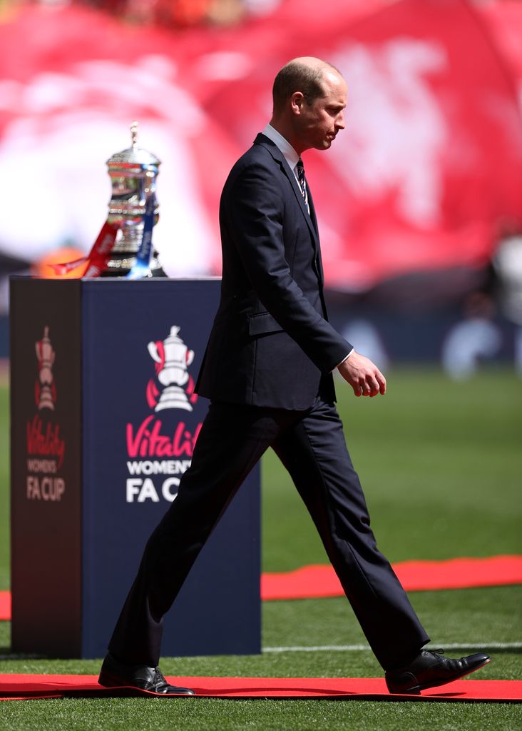 Prince William at the Vitality Women's FA Cup Final 