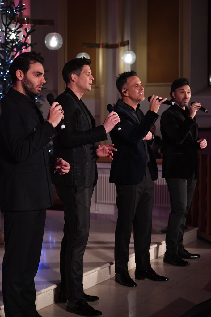 The Tenors performed several songs from their Christmas album