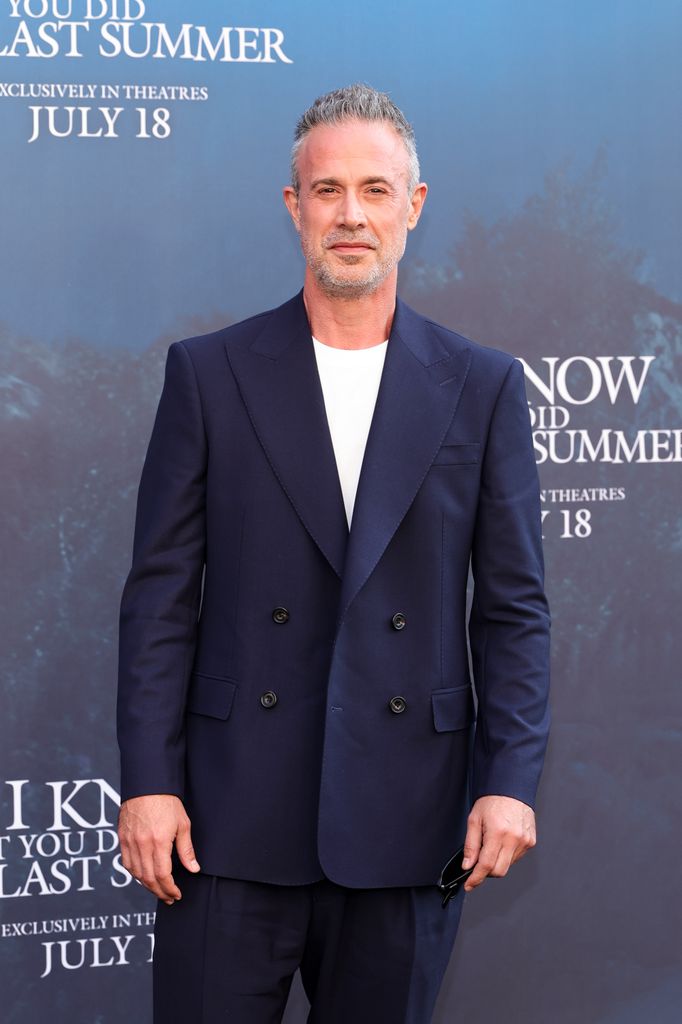 LOS ANGELES, CALIFORNIA - JULY 14: Freddie Prinze Jr. attends the Los Angeles premiere of Columbia Pictures âI Know What You Did Last Summerâ at The United Theater on Broadway on July 14, 2025 in Los Angeles, California. (Photo by Maya Dehlin Spach/WireImage)