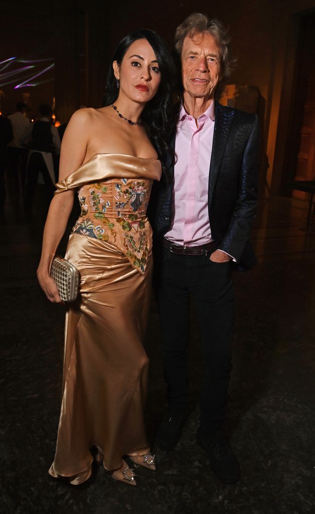 Sir Mick Jagger Melanie looking glam