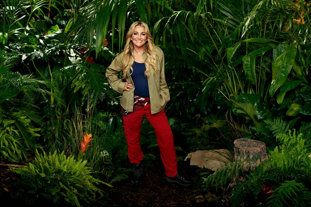 Jamie-Lynn Spears in the jungle on I'm a Celebrity