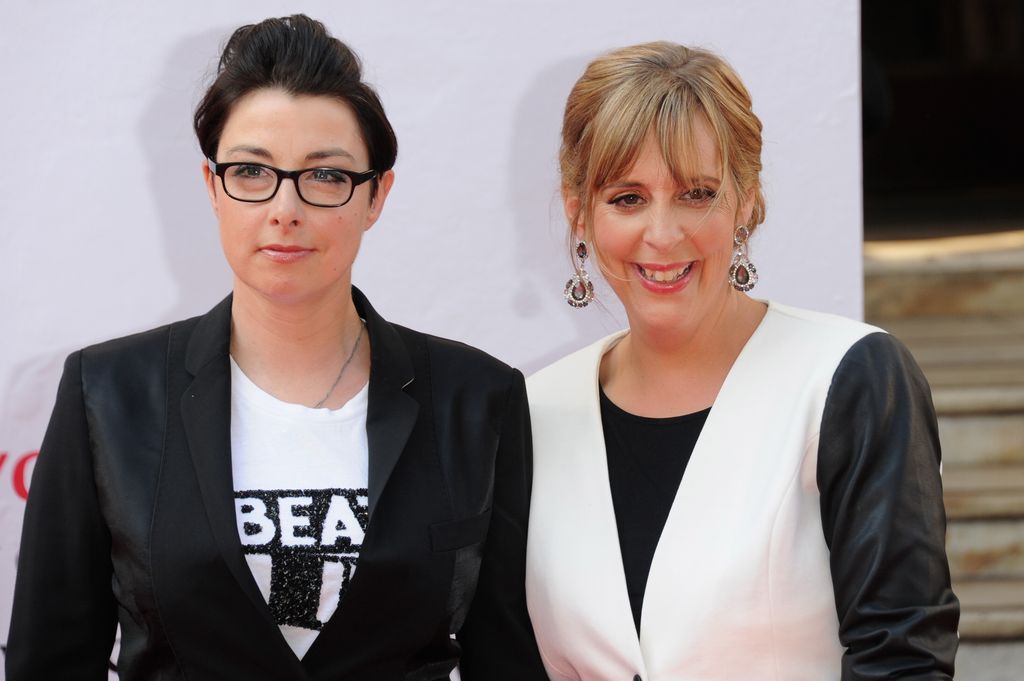 Sue Perkins and Mel Giedroyc at the BAFTAs