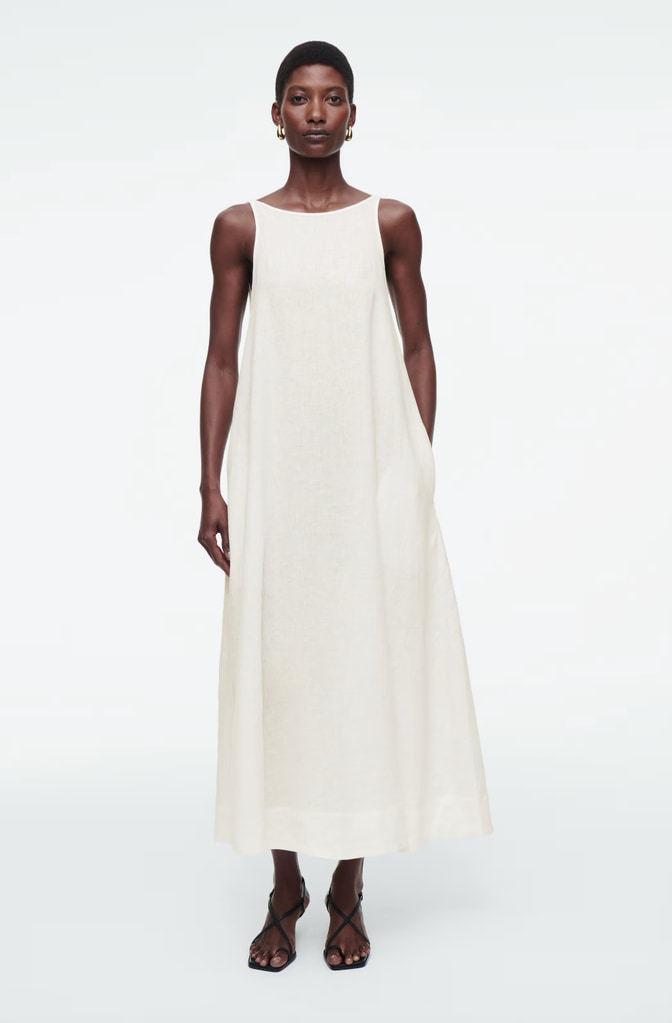 H&M linen maxi dress